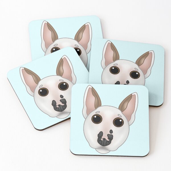 Item preview, Minimalistic Cartoony Bull Terrier Drawing designed and sold by pawtraitdreams.