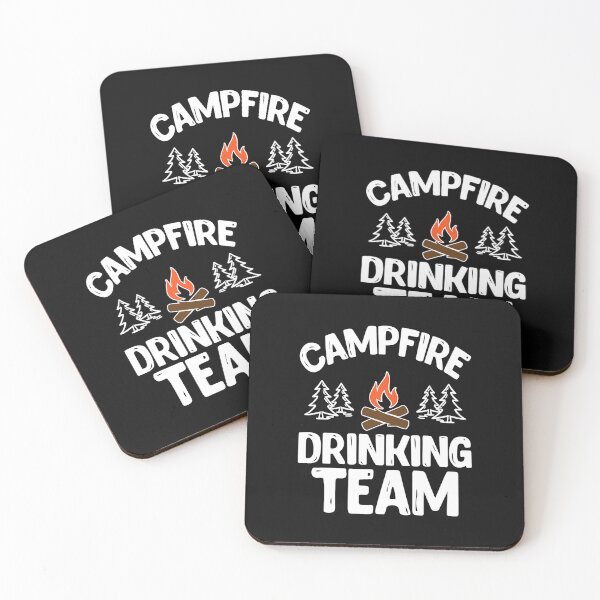 Item preview, Campfire Drinking Team Camping Lovers Camper  designed and sold by bambiai.
