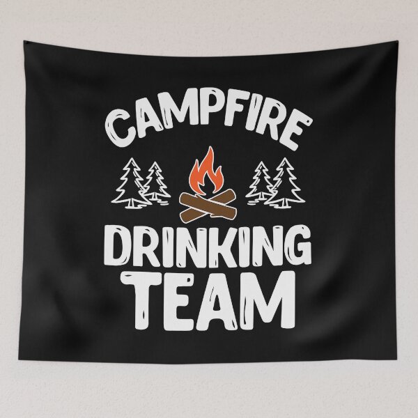Item preview, Campfire Drinking Team Camping Lovers Camper  designed and sold by bambiai.