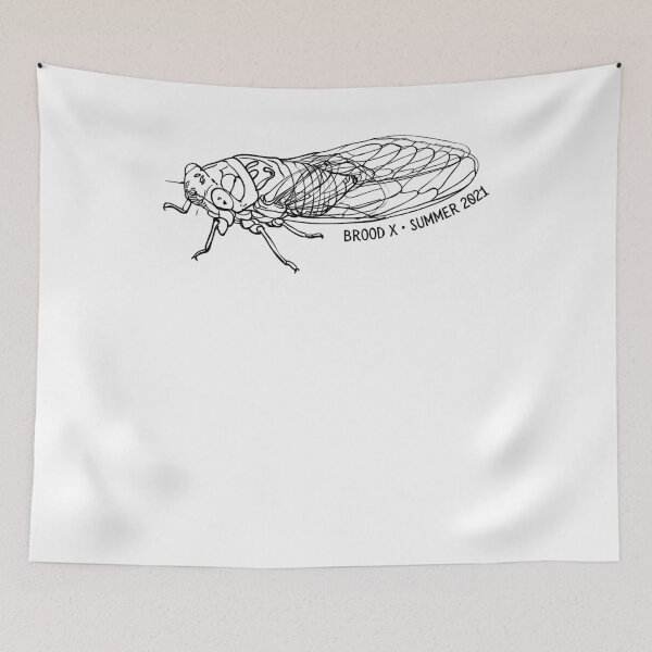 Item preview, Cicadas Brood X 2021 Commemorative Minimalist Art Cicada  designed and sold by bambiai.