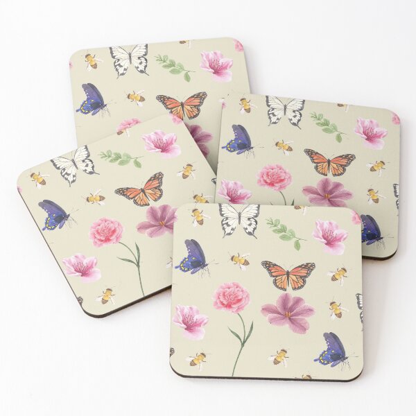 Item preview, Pollinators and Flowers designed and sold by corabobo.