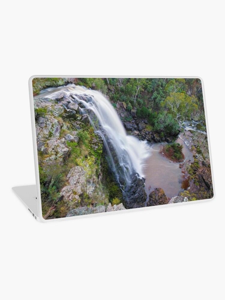 Thumbnail 1 of 2, Laptop Skin, Little River Falls, Snowy River National Park, Buchan, Victoria, Australia designed and sold by Chockstone.