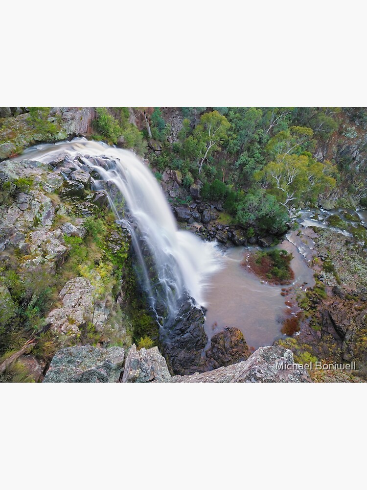 Thumbnail 3 of 3, Sticker, Little River Falls, Snowy River National Park, Buchan, Victoria, Australia designed and sold by Chockstone.