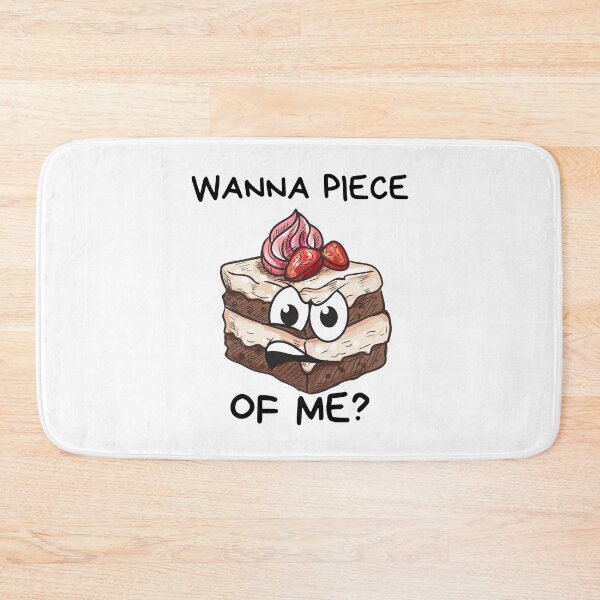 Item preview, Wanna Piece of Me Funny Cake Born to Cake Cake Pun designed and sold by Tasha McGlashan.