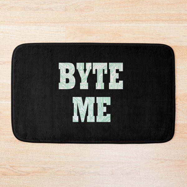 Item preview, Byte Me Funny Computer Nerds Design designed and sold by Hema Thilakaratne.