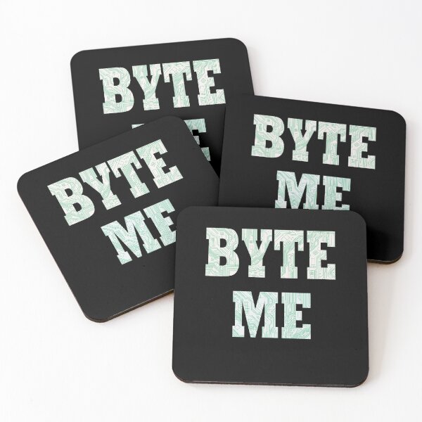 Item preview, Byte Me Funny Computer Nerds Design designed and sold by Hema Thilakaratne.