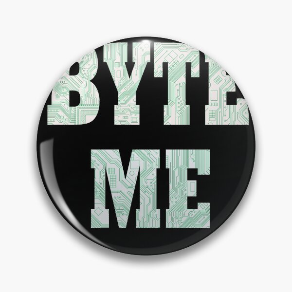 Item preview, Byte Me Funny Computer Nerds Design designed and sold by Hema Thilakaratne.