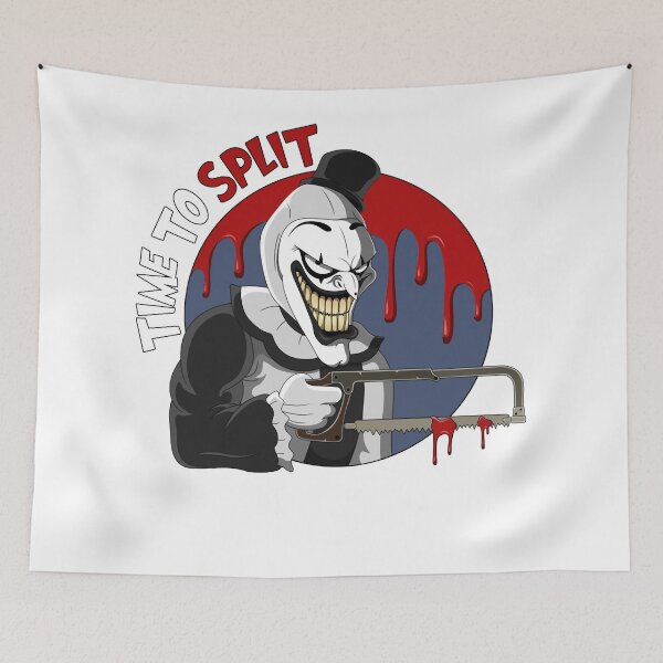 Item preview, Time to split terrifier movie halloween  designed and sold by PatriciaBilly.