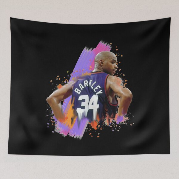 Item preview, Charles Barkley basketball Thirty four back side designed and sold by PhoenixSunsBall.