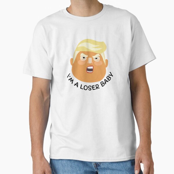 Vista previa del artículo con la obra «Anti-Trump, Trump es un perdedor», diseñado y vendido por FairyNerdy.