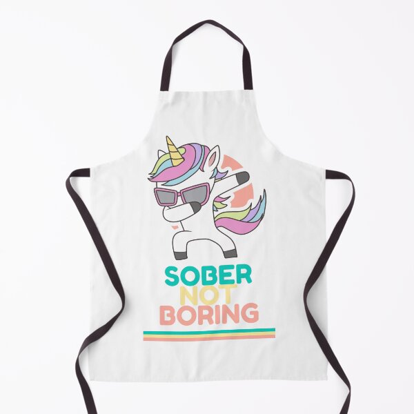 Item preview, Sober Not Boring - Dabbing Unicorn designed and sold by Alison Passmore.