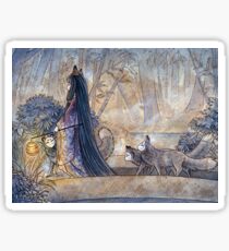Silent Crossing - Kitsune Fox Yokai Sticker