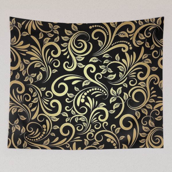 Item preview, Golden+Black Pattern designed and sold by IshitaPoint.