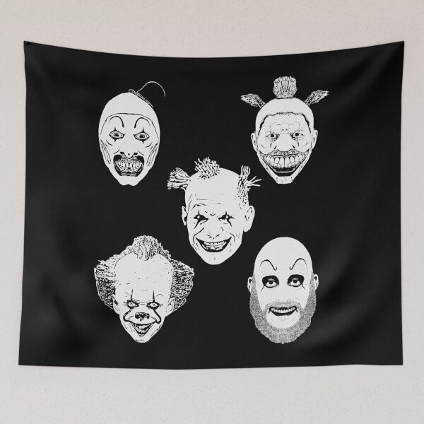 Aperçu de l'œuvre Clowning Around terrifiant film halloween créée et vendue par PatriciaBilly.