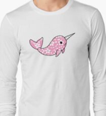 Flowery Narwhal Long Sleeve T-Shirt