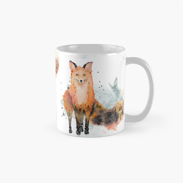 Item preview, Fox watercolor painting designed and sold by WaveOcean123.