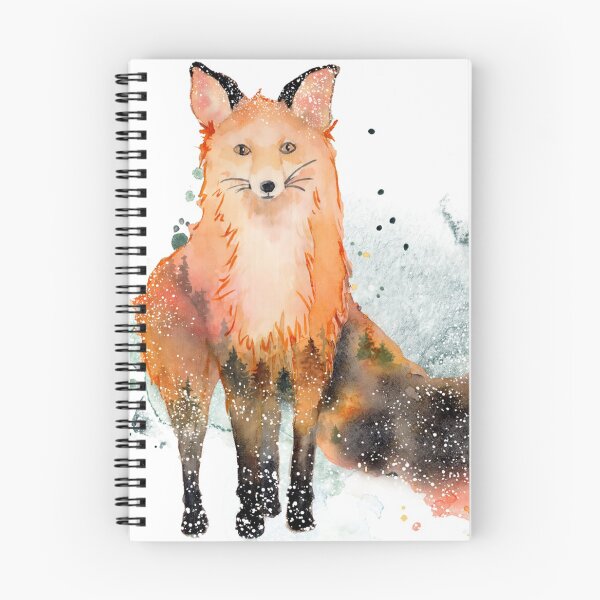 Item preview, Fox watercolor painting designed and sold by WaveOcean123.
