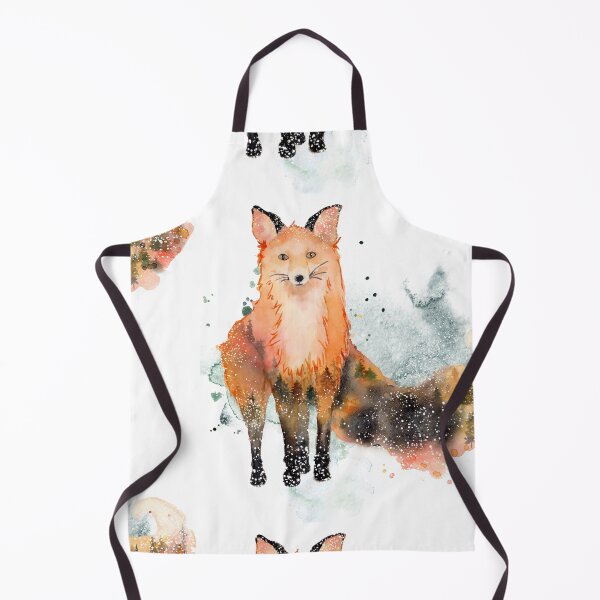 Item preview, Fox watercolor painting designed and sold by WaveOcean123.