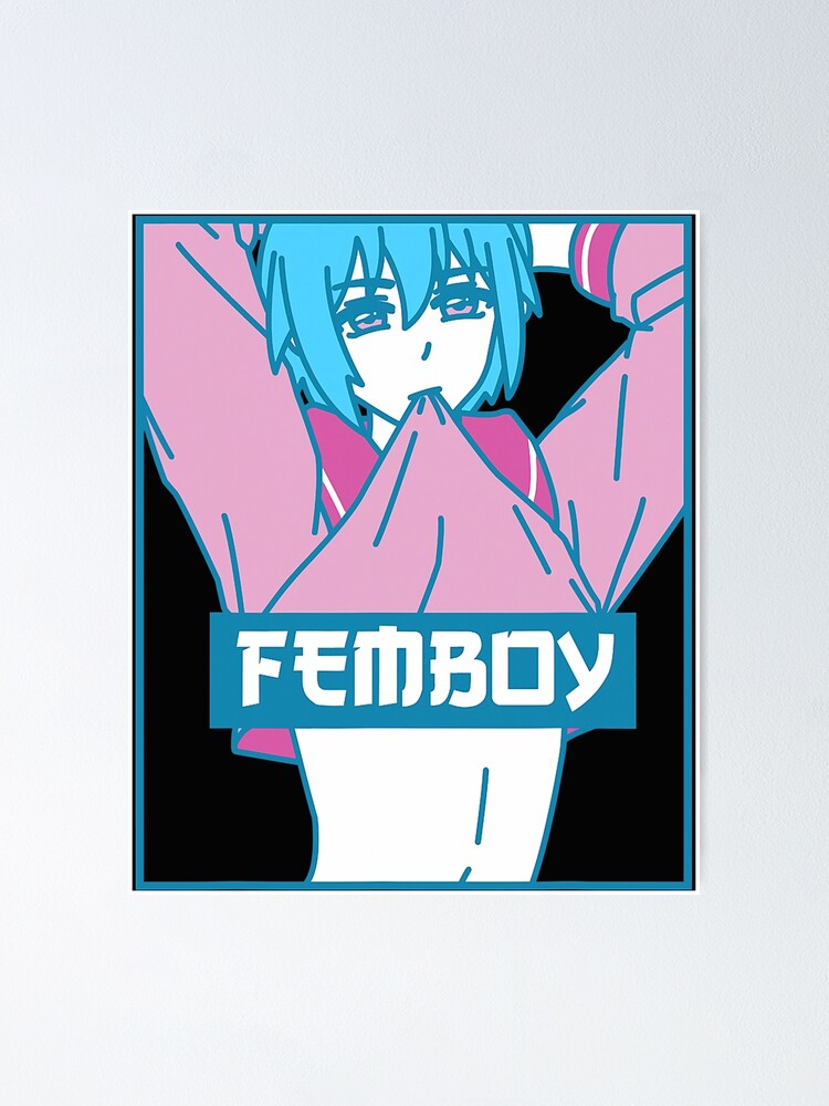 Femboy Anime Boy Aesthetic Crossdressing Yaoi Pastel Premium T-Shirt