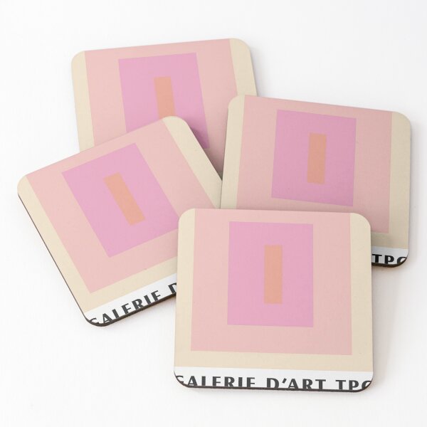 Item preview, Pastel Museum poster abstract artwork Mid Century modern designed and sold by bethanyro.