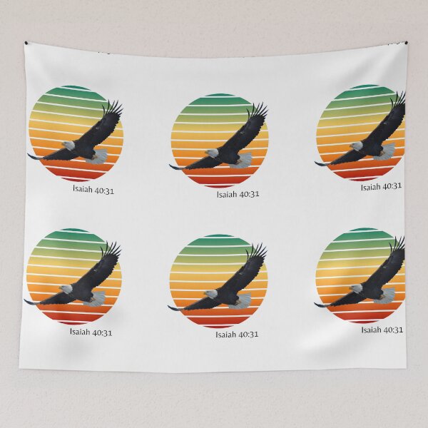 Item preview, Bible Verse Isaiah 40:31 Soar On Wings Like Eagles designed and sold by GeoTeasters.