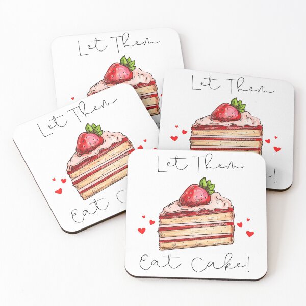 Item preview, Let Them Eat Cake! Sarcastic Sayings Cake Lovers designed and sold by Tasha McGlashan.