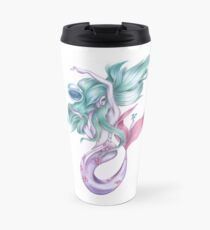 Blue Hair Mermaid Travel Mug