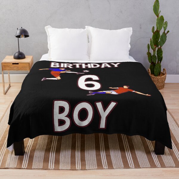 Item preview, Kids 6th Birthday Boy for 6 year old soccer player T-Shirt designed and sold by JedFunk.