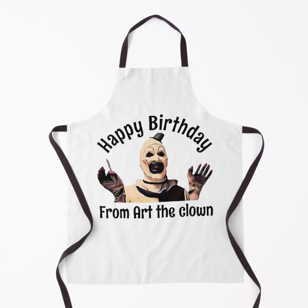 Item preview, Happy birthday from art the clown terrifier movie halloween designed and sold by PatriciaBilly.