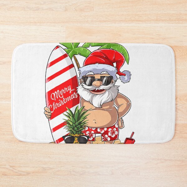 Item preview, Christmas in July Santa Hawaiian Surfing Summer Surf designed and sold by JamesRushforth.