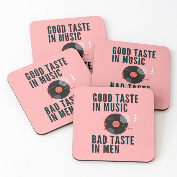 Item preview, Good Taste In Music Bad Taste In Men designed and sold by JooArtPrints  ★★★★★.