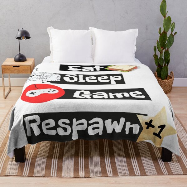 Item preview, Eat, Sleep, Game, Respawn; Funny Gamer and Cat Lover designed and sold by CBNetwork.