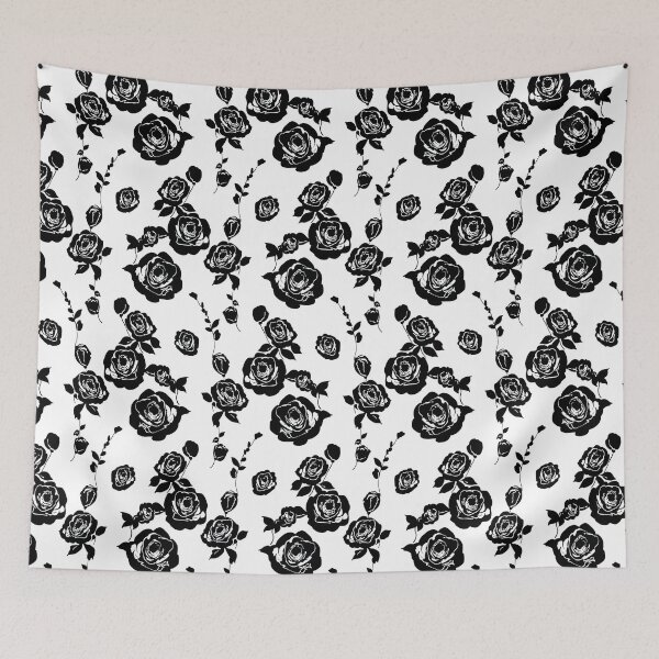 Item preview, Black Rose Pattern, Black Rose Seamless Pattern, Black Rose Pattern Design   designed and sold by graphic-genie.
