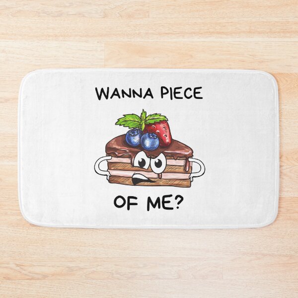 Item preview, Wanna Piece of Me Born to Cake Cake Pun designed and sold by Tasha McGlashan.