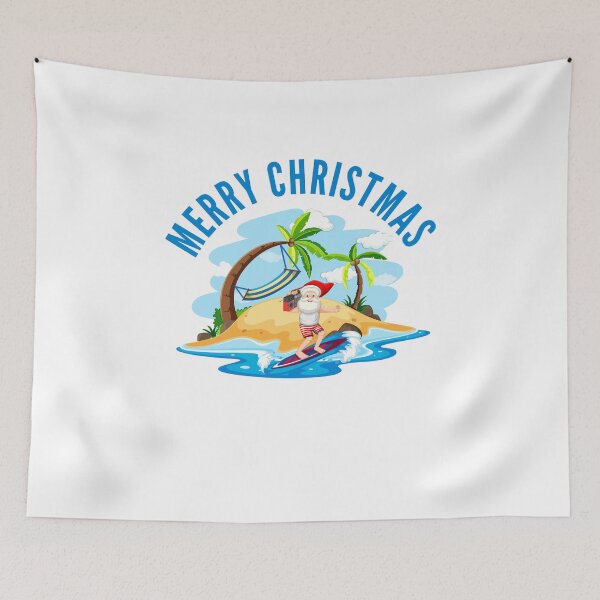 Item preview, Merry Christmas - Santa in the Summer designed and sold by soudaniet.