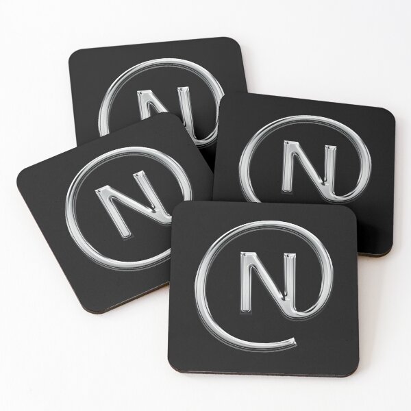 Item preview, Capital N in an @ sign designed and sold by Logo-stick.