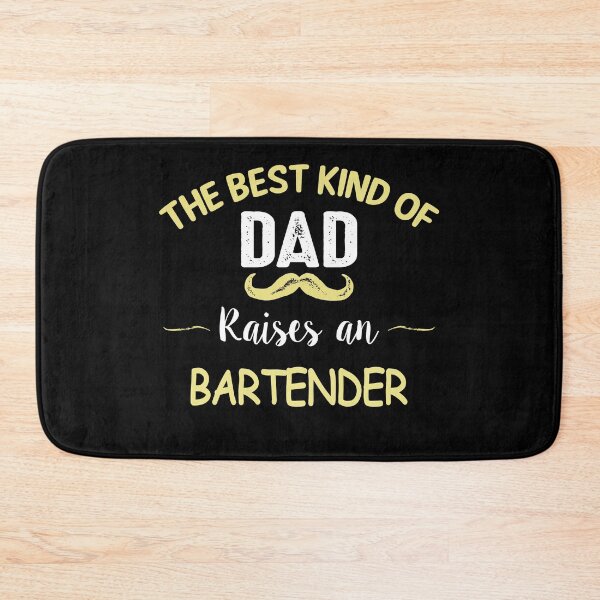 Item preview, THE BEST KIND OF DAD RAISES AN BARTENDER designed and sold by T-shirtgallery.