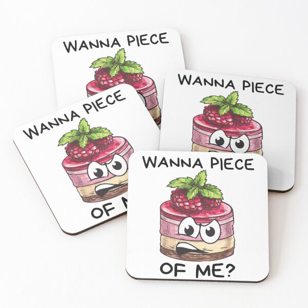 Item preview, Wanna Piece of Me Cake Nerd I Love Baking Cake Pun designed and sold by Tasha McGlashan.