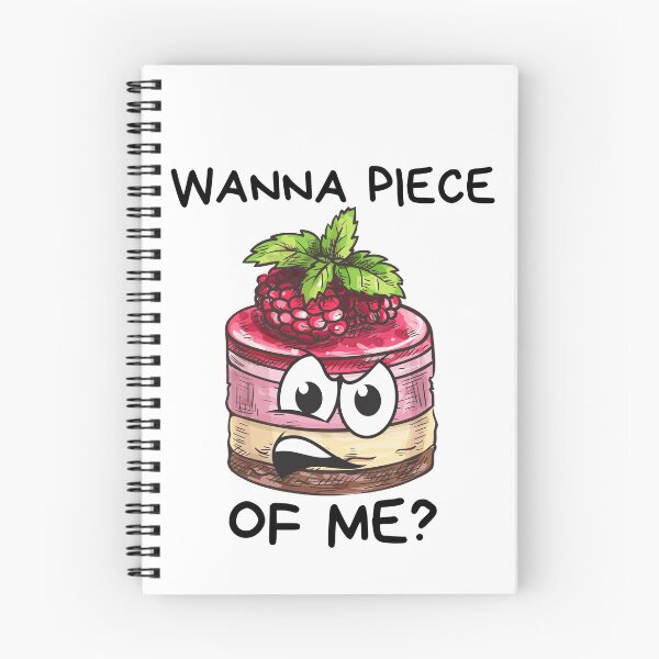 Item preview, Wanna Piece of Me Cake Nerd I Love Baking Cake Pun designed and sold by Tasha McGlashan.