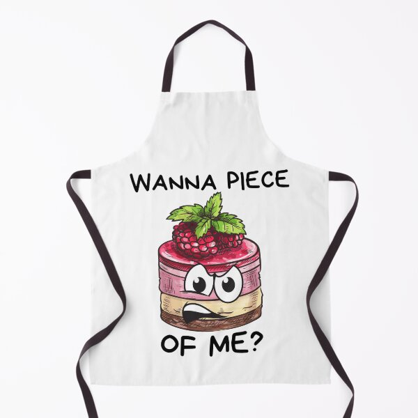 Item preview, Wanna Piece of Me Cake Nerd I Love Baking Cake Pun designed and sold by Tasha McGlashan.