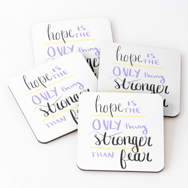 Item preview, Hope is the only thing stronger than fear designed and sold by sylviekpdx.