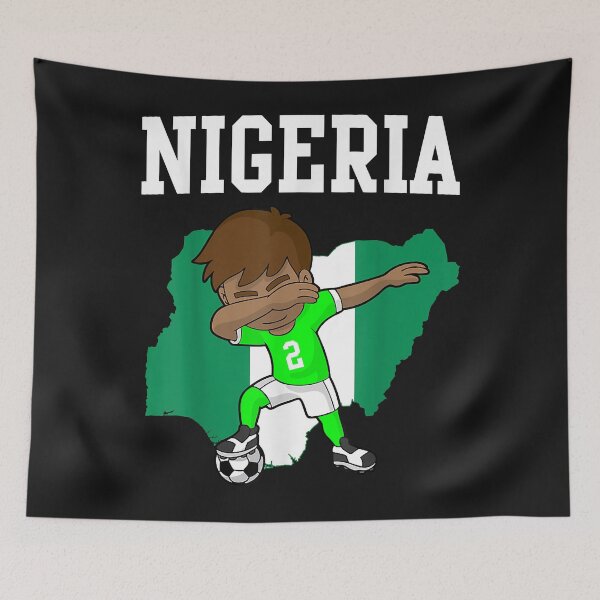 Artikelvorschau, Nigeria Fußball-Junge Nigerian Tupfen Fußball Kinder T-Shirt entworfen und verkauft von JedFunk.