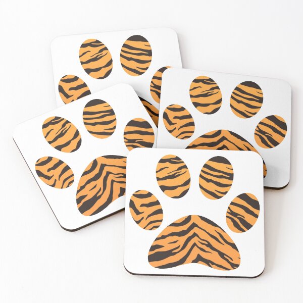Item preview, Cute Tiger Patterned Dog Paw designed and sold by IslandDrip.