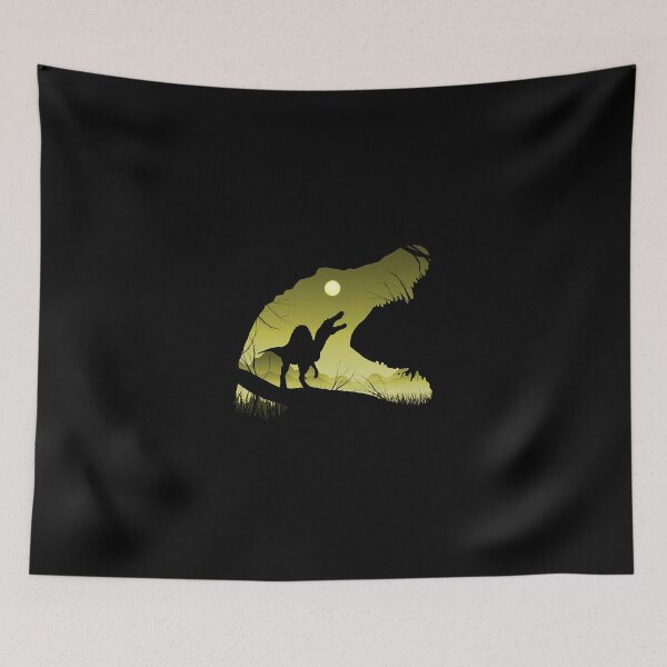 Item preview, Spinosaurus Sunset silhouette  designed and sold by Birthwrig.