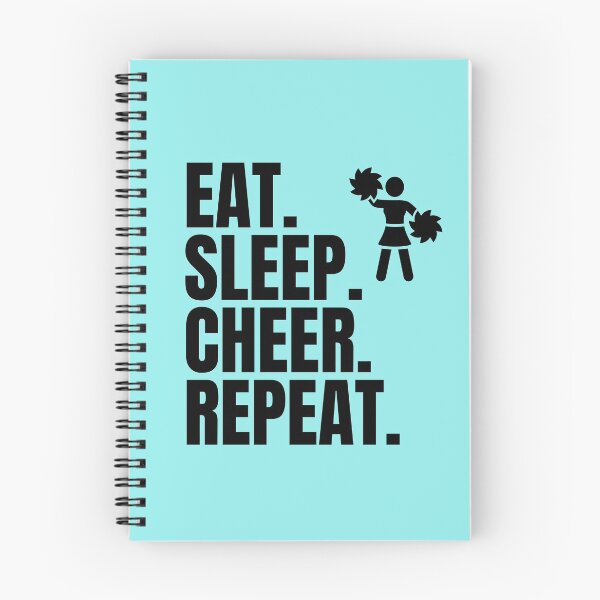 Item preview, Vintage Eat Sleep Cheer Repeat Typography and illustration  designed and sold by garniturex.