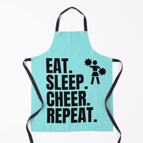 Item preview, Vintage Eat Sleep Cheer Repeat Typography and illustration designed and sold by garniturex.