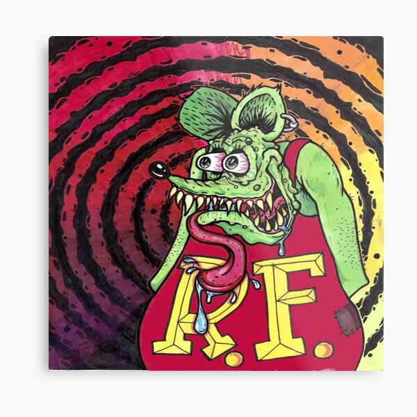 Rat Fink Metal Prints Redbubble