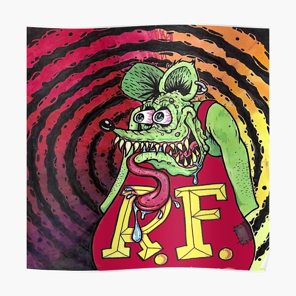 Rat Fink Posters Redbubble