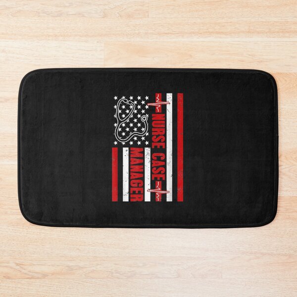 Item preview, Nurse Case Manager American flag USA Heartbeat Stethoscope T-Shirt designed and sold by JedFunk.