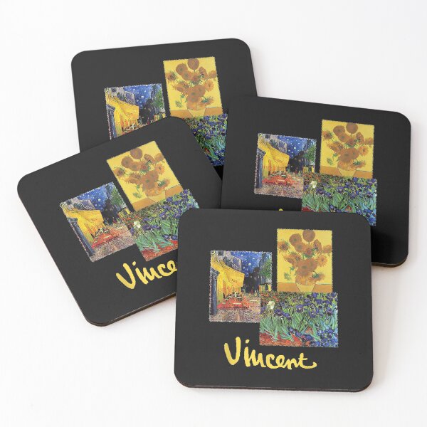 Item preview, Night Cafe, 15 Sunflowers and Irises by Vincent van Gogh T-Shirt designed and sold by JedFunk.
